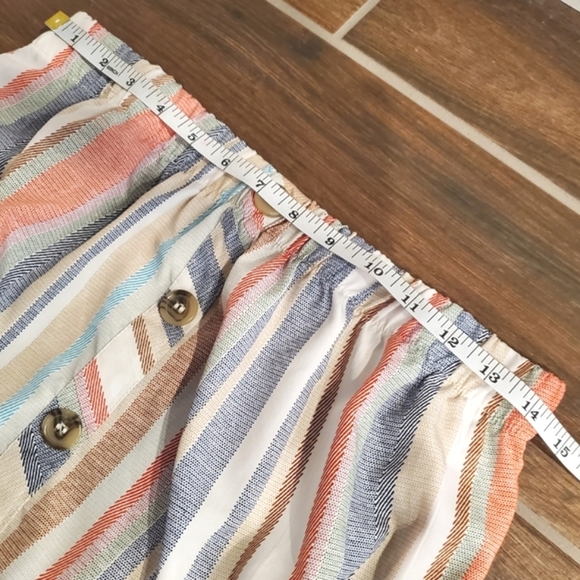 Hint of Blush Multicolor Strapless Tube Jumpsuit Size L - Picture 4 of 6